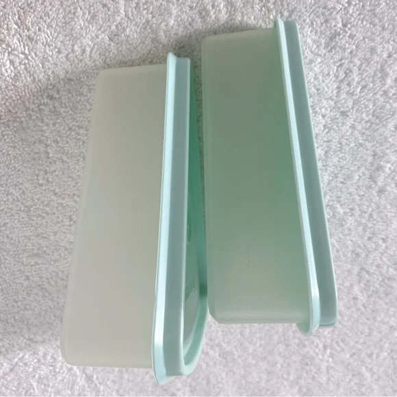 Tupperware Light Blue & Transparent Container Set 9pc - Picture 4 of 16